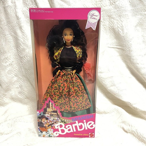 Barbie Collection Dolls Of The World Passport Espagne Spain